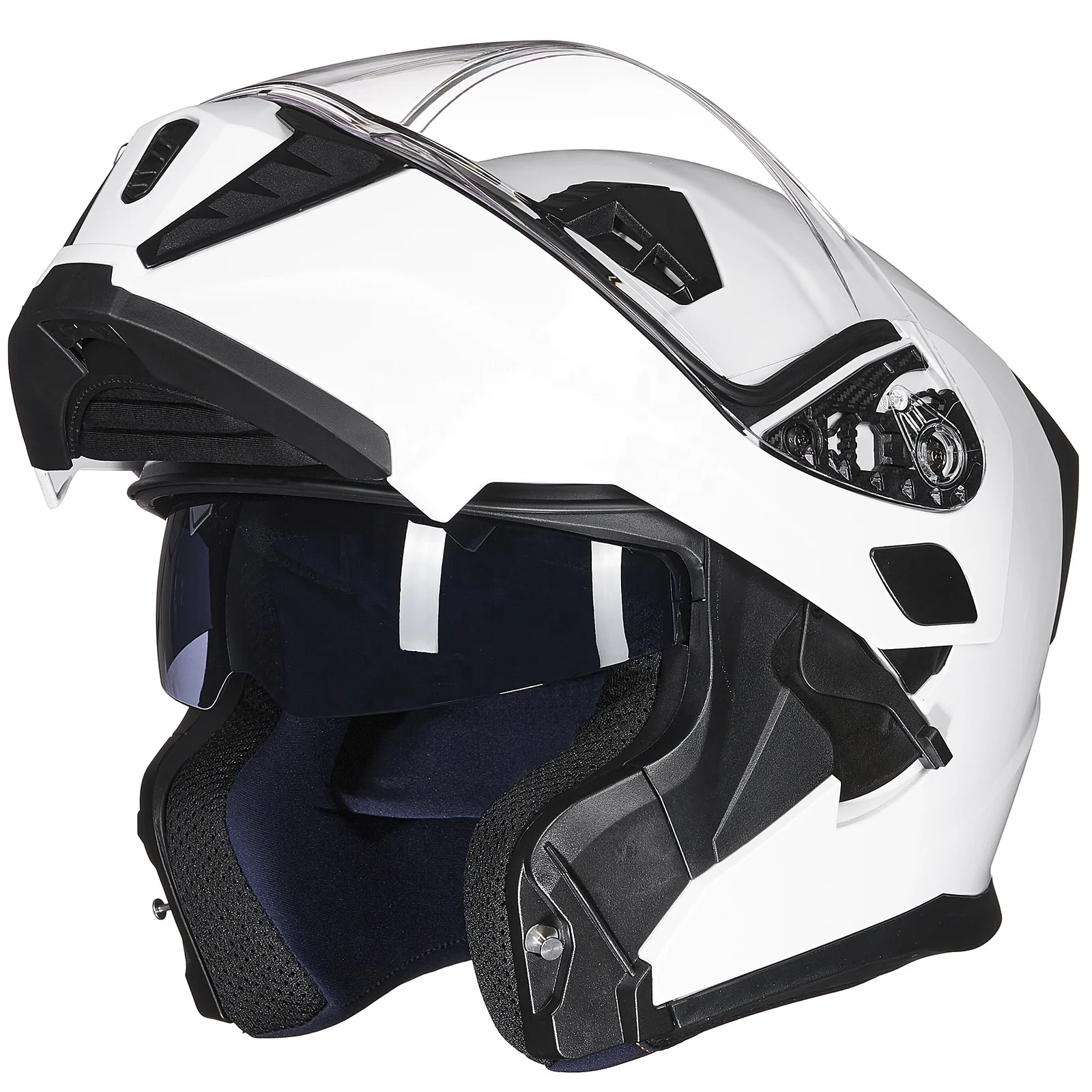 ILM Motorcycle Modular Full Face Helmet Dual Visor
