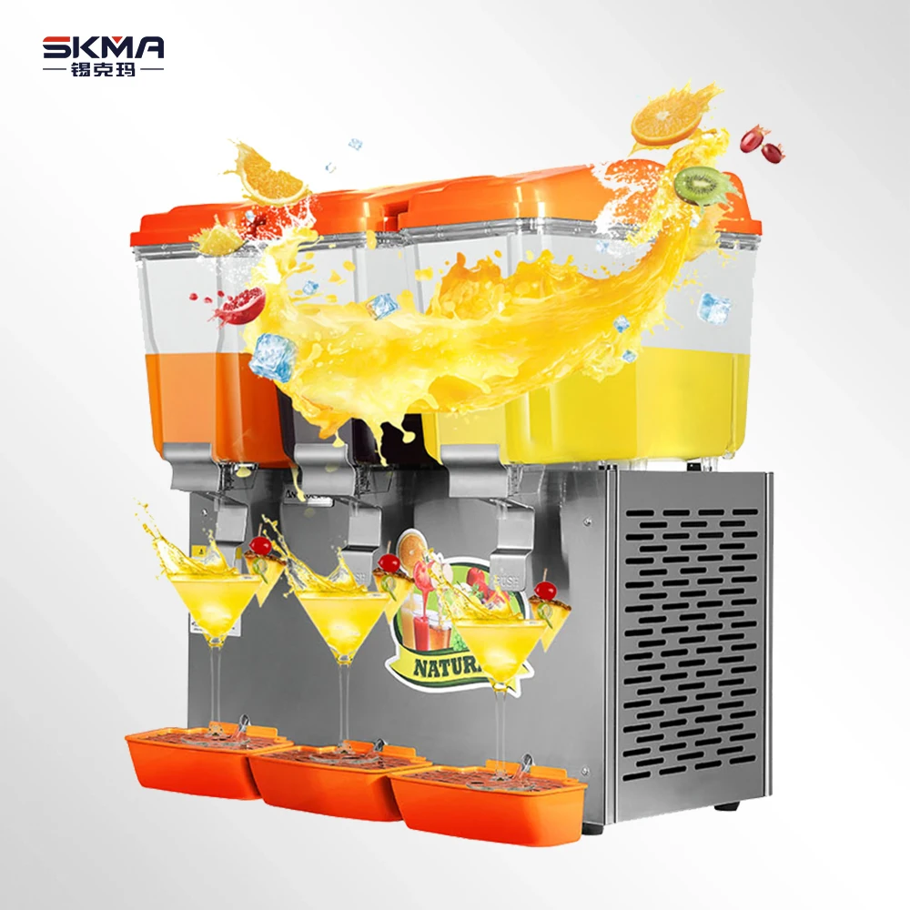 レストラン電気フルーツジュースディスペンサー商用クーラードリンク