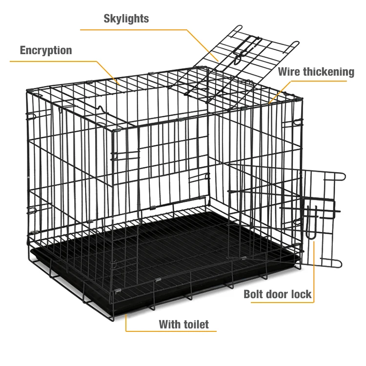 Stainless Steel Metal Luxury Small Collapsible Pet Display Dog Cages