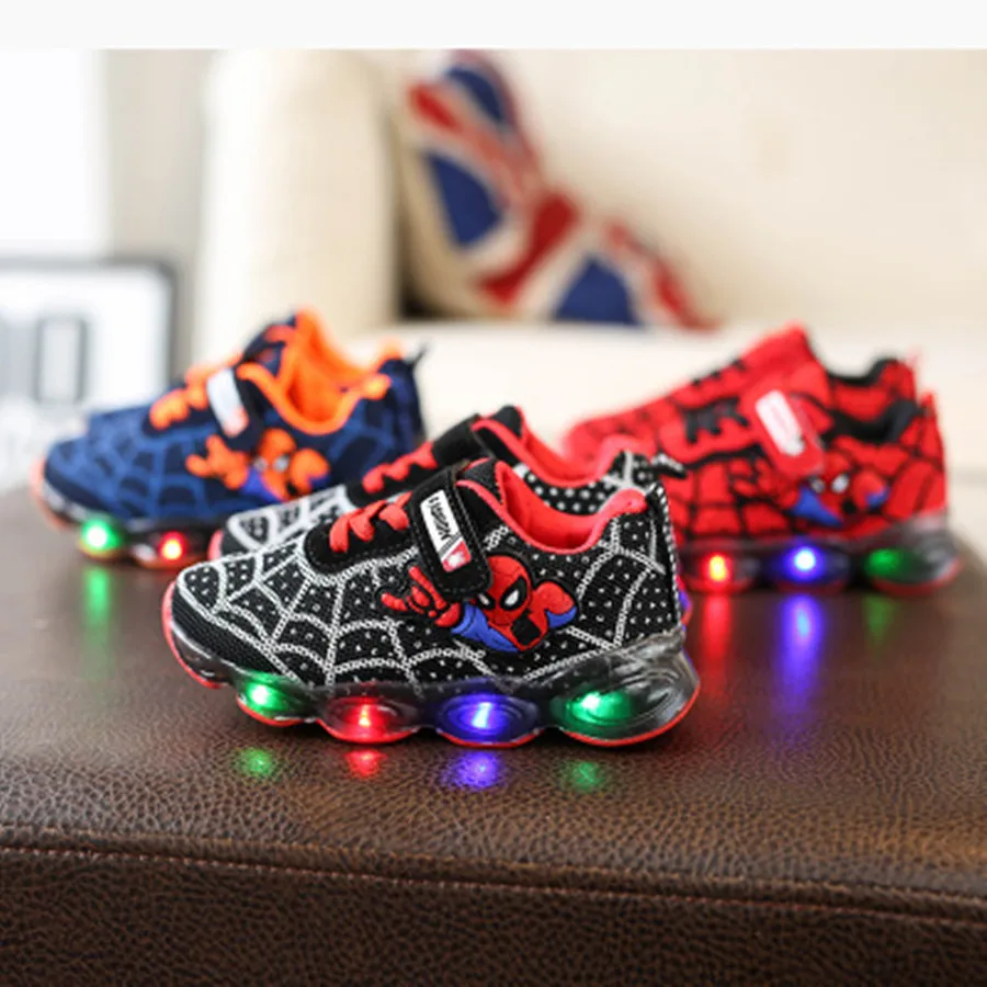 spider man led shoes