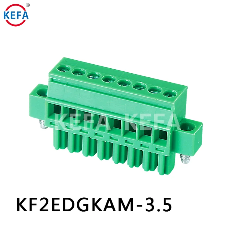 KEFA KF2EDGKAM-3.5／3.81 300V 8A 3.5／3.81MMピッチ ワイヤー対ワイヤー端子用PCBプラグイン式ブロック 端子台