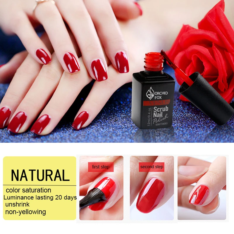 Orchid Fox Factory Oem Customize Uv Gel 12 Ml Nail Polish For Nail Art ...