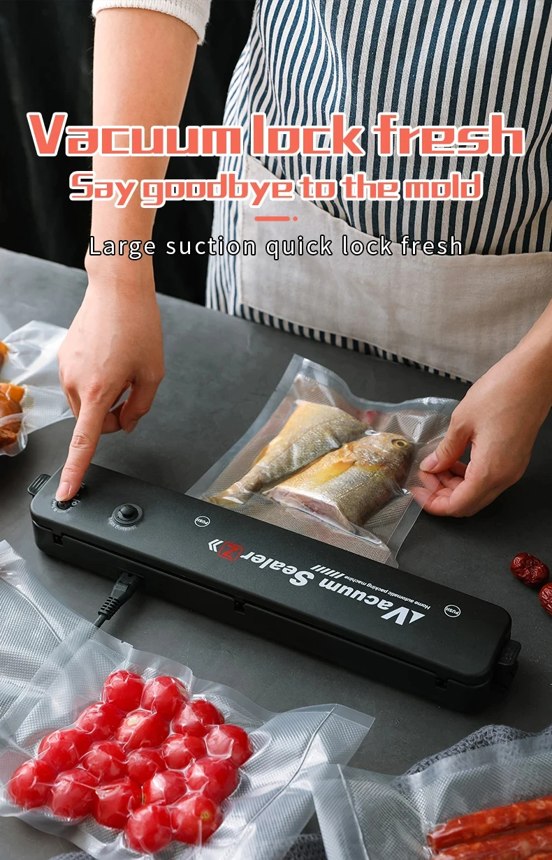 Vacuum Sealer Machine 80kpa With Dry & Moist Food Preservation Modes ...