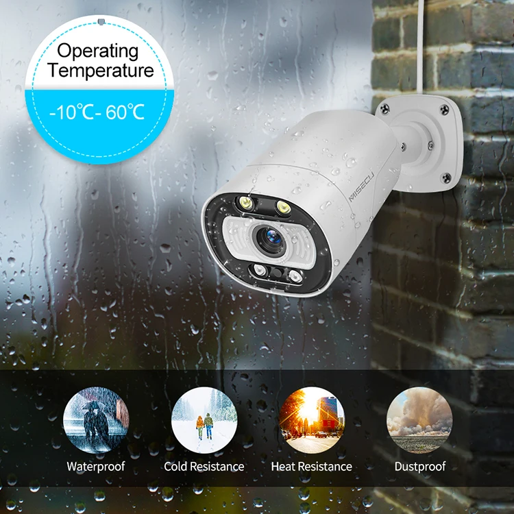 在庫あ低価】 Cctv Poenvrキット8chフルhd8mp屋外防水カメラキット顔