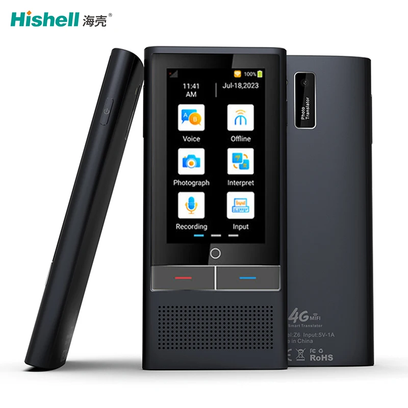 Z6 4G Version Smart Voice Translator - 138 Languages