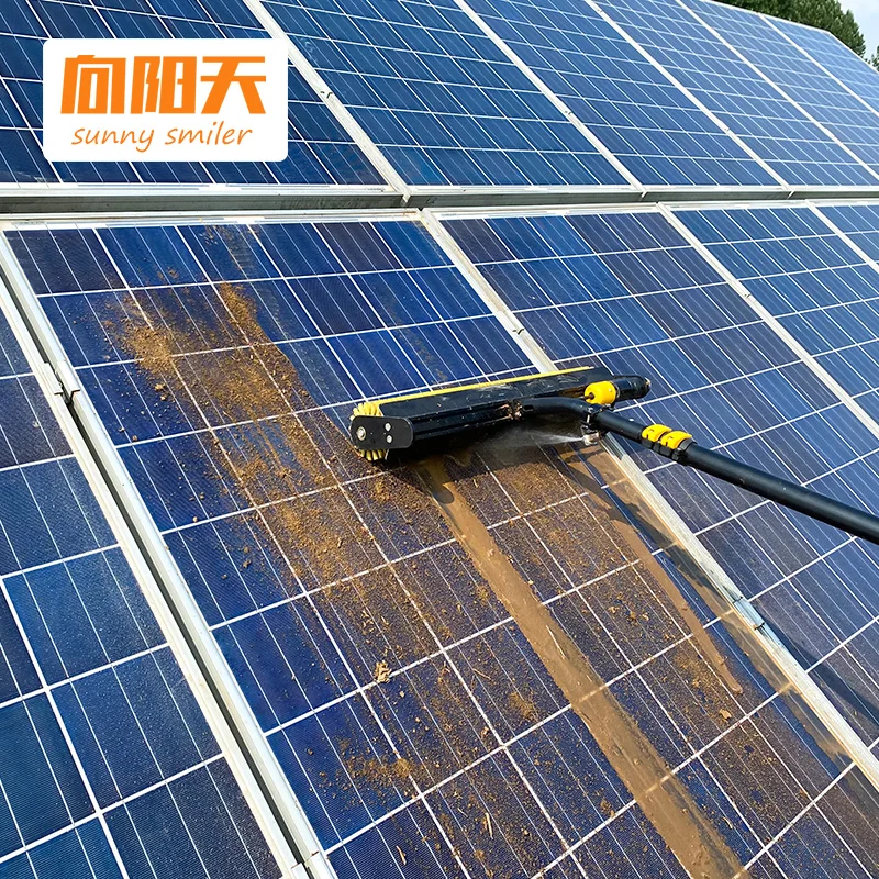 Solar Panel Cleaning Machine System Roller Brush Robot Equipment To ...