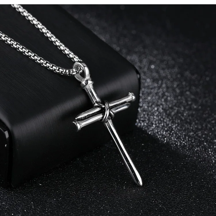 Fashion Punk Stainless Steel Nail Gold 