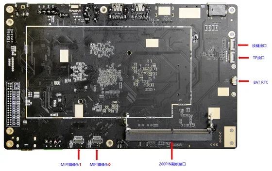 Высокотемпературная система RK3588 8K Встроенная системная плата видео AI 8G ОЗУ Android 12 для турникета метро