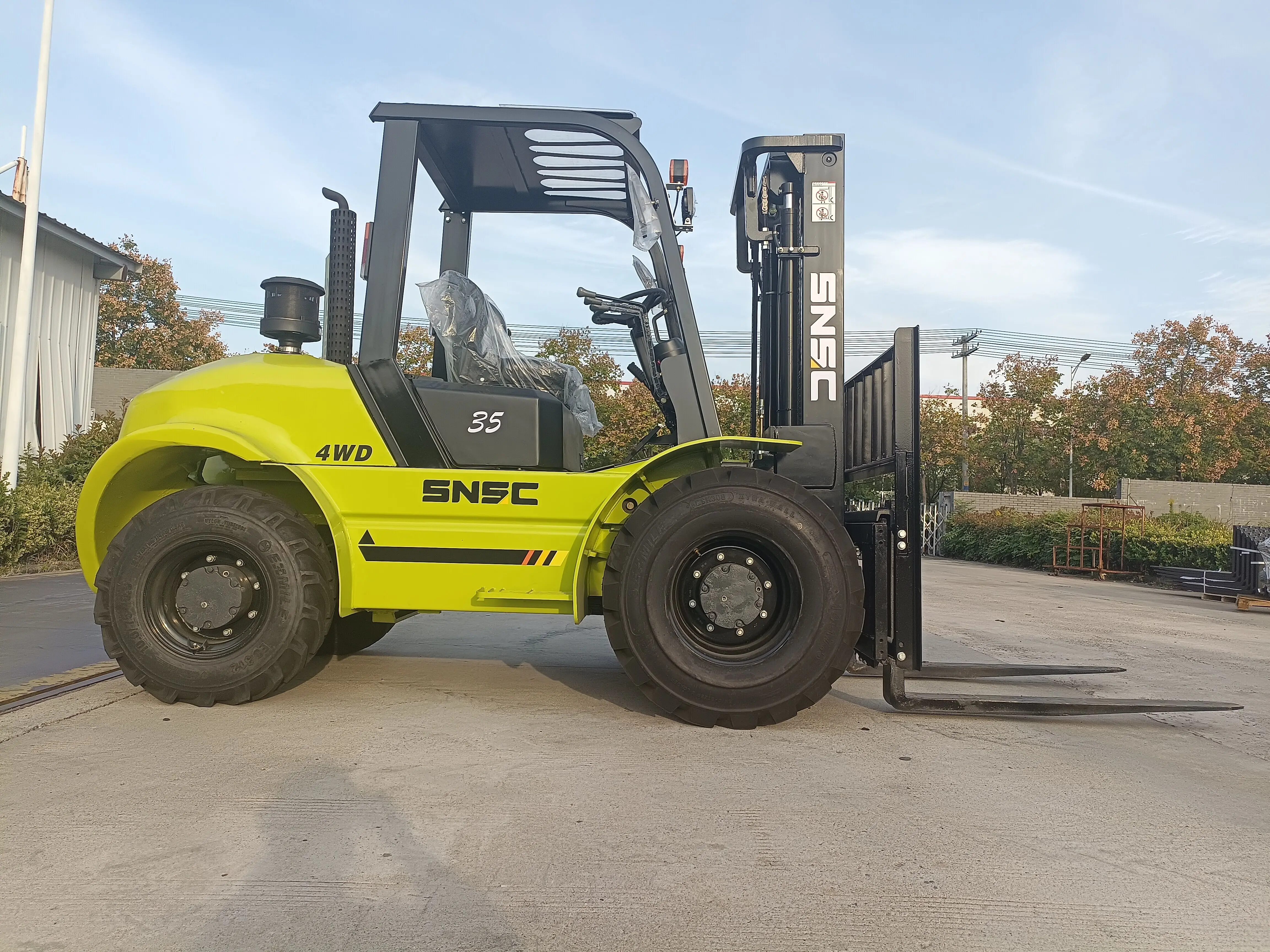 FD35 3.5 Ton 3.5T Diesel Engine Forklift Truck With License High Quality Durable
