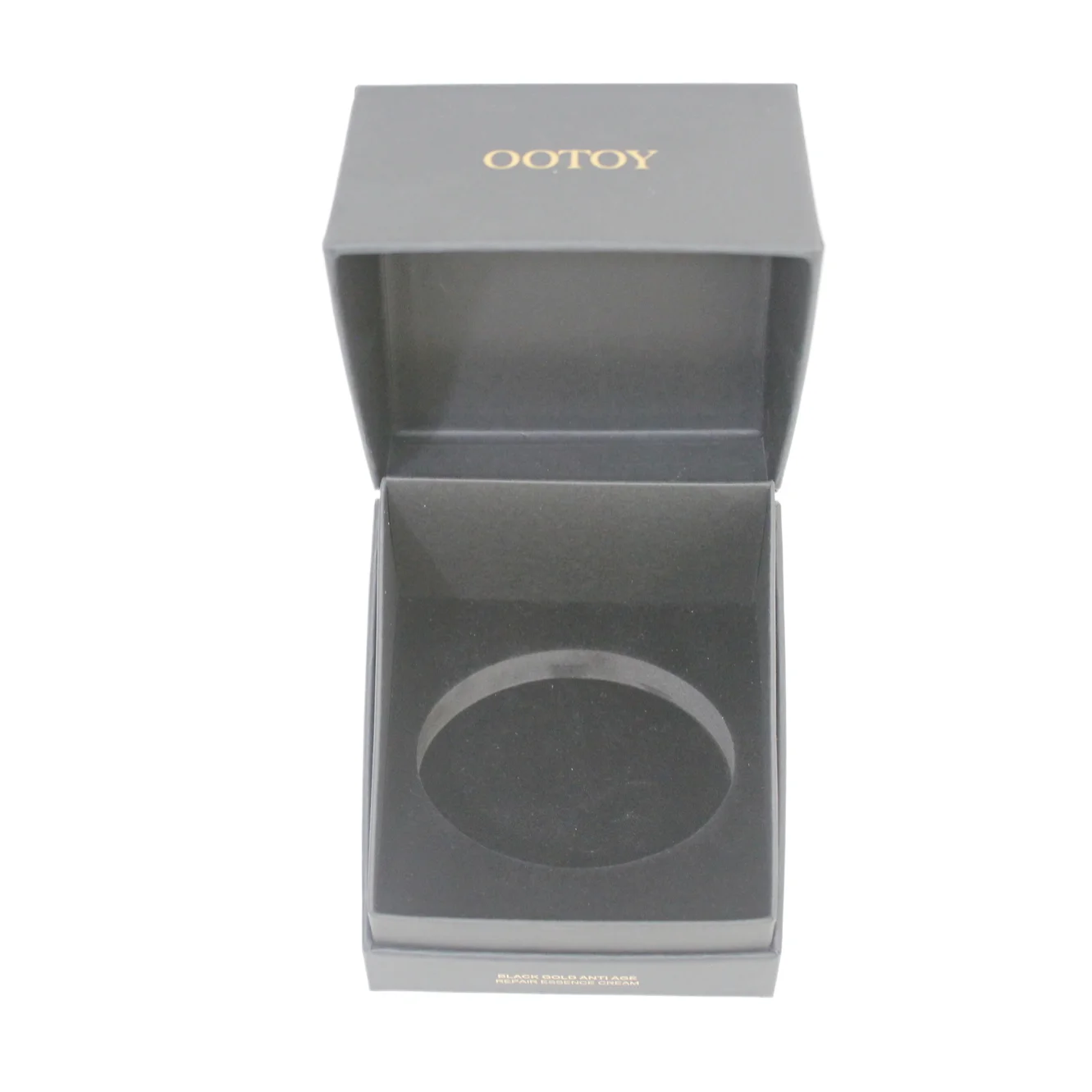 Wholesale Cheap Eco Friendly Luxury Black Candle Box Sticker Chalk Perfume Craft Fold Paper Box Packaging With Lid Candle Jar manufacture