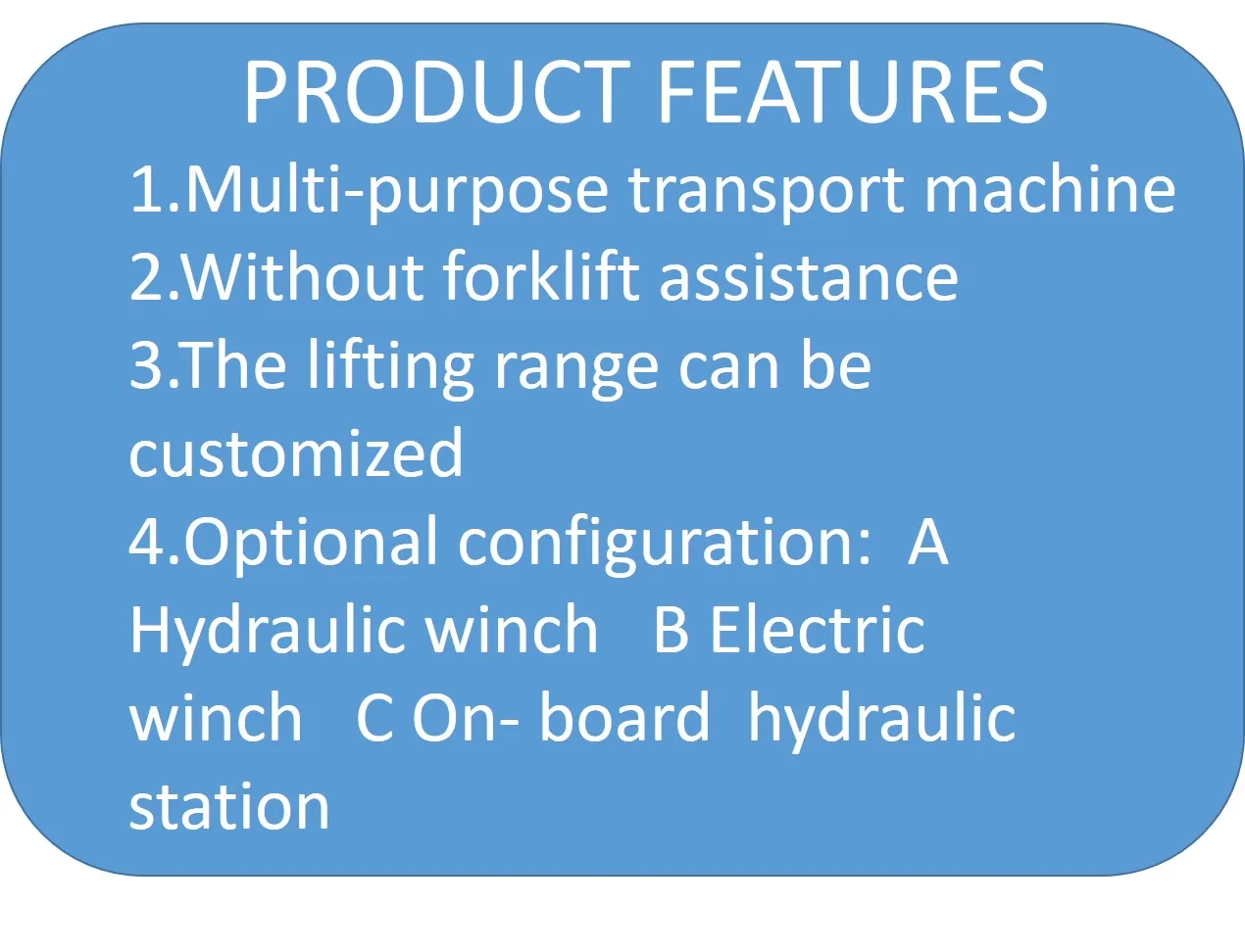 Customised Export Orchard Bin Transport Trailer Fruit Harvesting