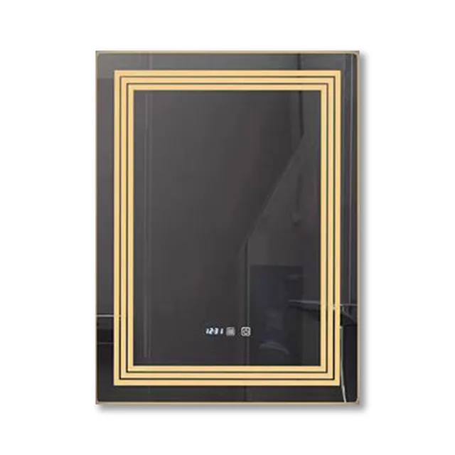 Hot Sale New Creative Rectangular Smart Mirror Waterproof Fog Removing Feature Illuminated Bathroom Mirror