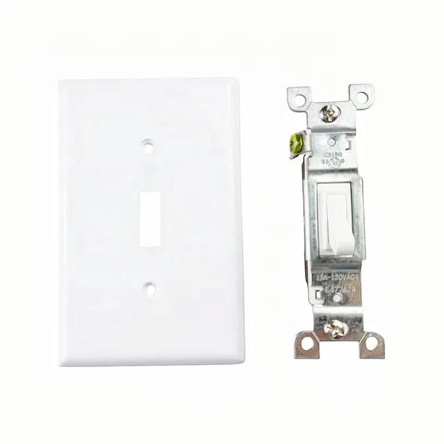 1 gang toggle switch cover American style plastic wall plate