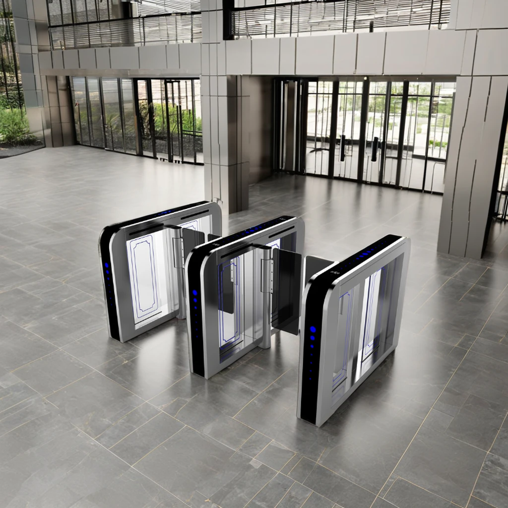 Versus Security Automatic Subway Turnstile Gate Baffle Swing Gate Turnstile Face Recognition Finger High Speed Swing Turnstile