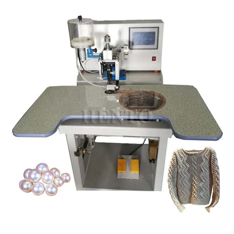 Industrial Automatic Beading Machine Pearl Attaching