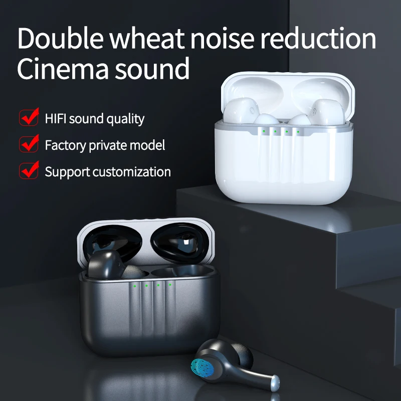 Newest ANC ENC Noise Cancelling Portable Headset Earbuds Intercomunicador Para Moto BT Wireless Headphones for iPhone Earphone