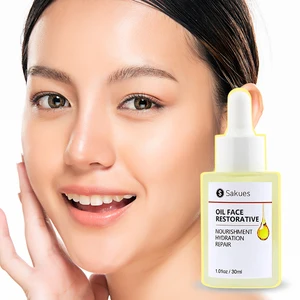 OEM ODM Beauty Organic SkinCare Products Jojoba  Oil Face Glowing Anti Aging Skin Whitening Repairing Face Oil