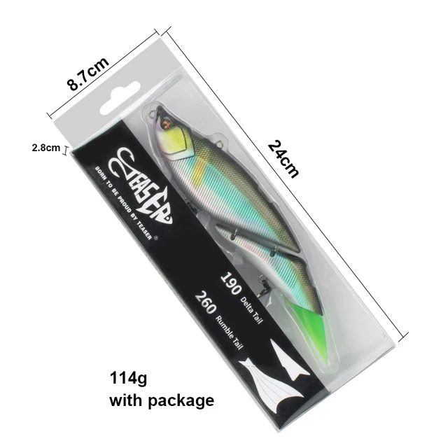 sale! Floating Fishing Lure 190mm 55g Wobbler 2 jointed swimbait Big Bait  For Fishing Accessories Fishing Lures For predator