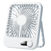 Aromatherapy Desktop Office Small Fan 100-Speed Stepless Speed Adjustment Mini Thin Wall-Mounted Outdoor Convenient Small Fan