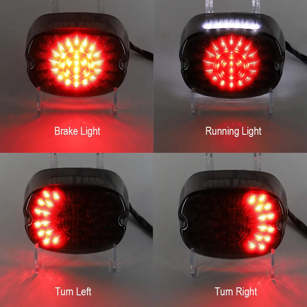 Pair Motorcycle LED Turn Signals Blinker Light For Sportster XL 1200 883 Black Pair Motorcycle LED Turn Signals Blinker Light For Sportster XL 1200 883 Black
