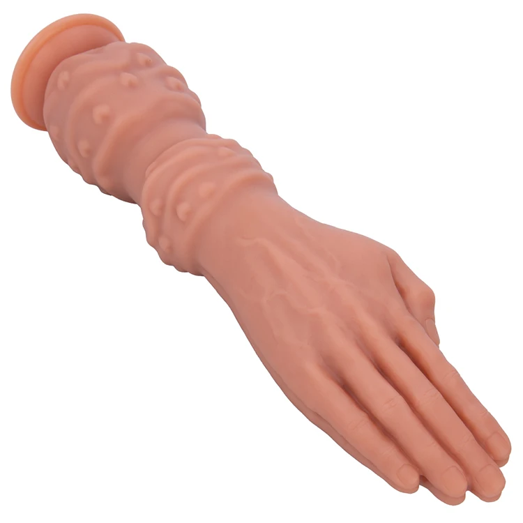 Long Hand Vertical Fingers Shaped Silicone Dildo Fist Anal Butt Plug Sex  Toys Magic Hand Fisting Dildo for Man Sex Toys