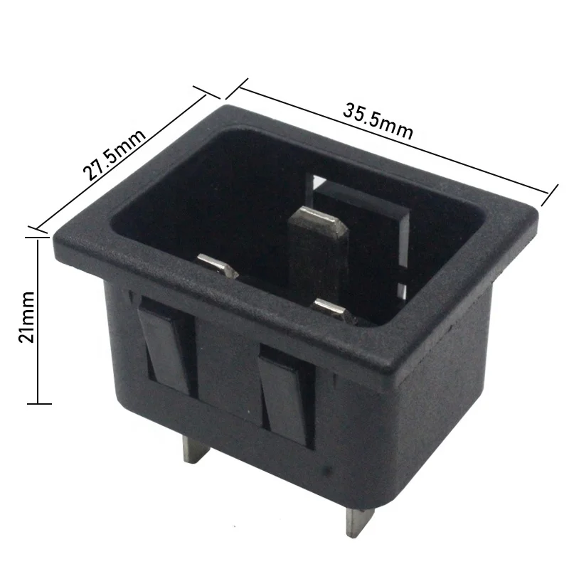 16A/20A/250VAC Industrial Power Socket AC Inlet Male Electrical Connector PDU Female Connector IEC EN60320 C20 for Industrial