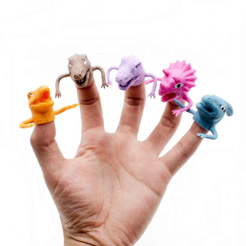 Пальчиковая кукла TPR динозавр пальчиковая игрушка животное