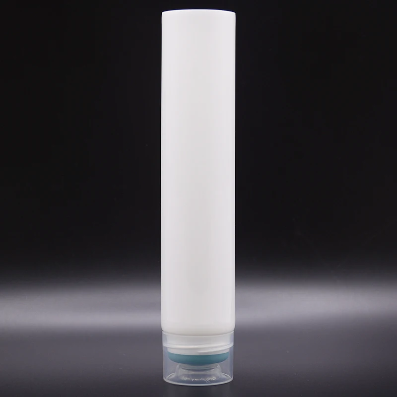 OEM eco-friendly 75ml-150ml diameter 40mm domed head empty cosmetics plastic tube with applicator
