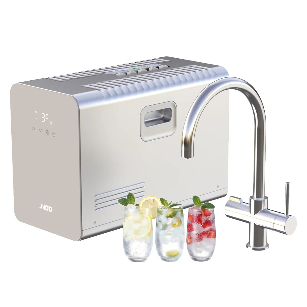 Hochwertiger 3-modus-sprudelwasserbereiter Mit Eiswürfelkühlfunktion,Untertisch-elektro-sprudelwasserhahn Und Sodamaschine