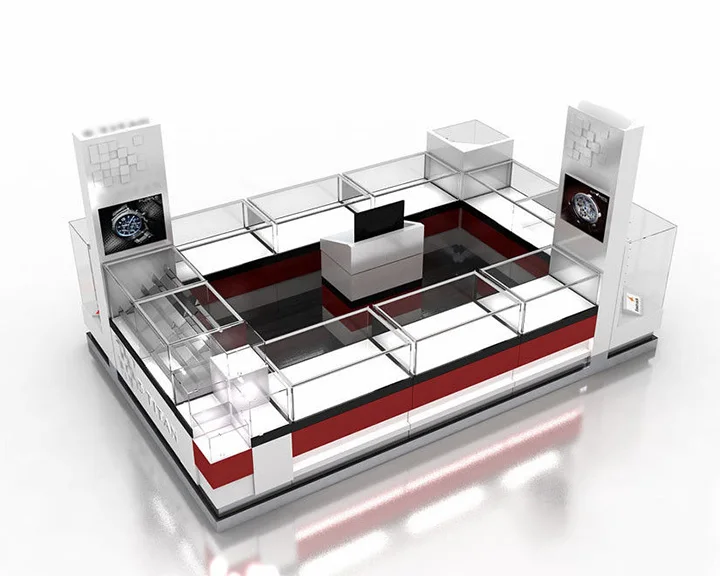 Customized Kiosk Watch Price Retail Display Solutions