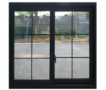 Factory wholesale double-layer rainproof Soundproofing white glass aluminum window waterproof sliding windows