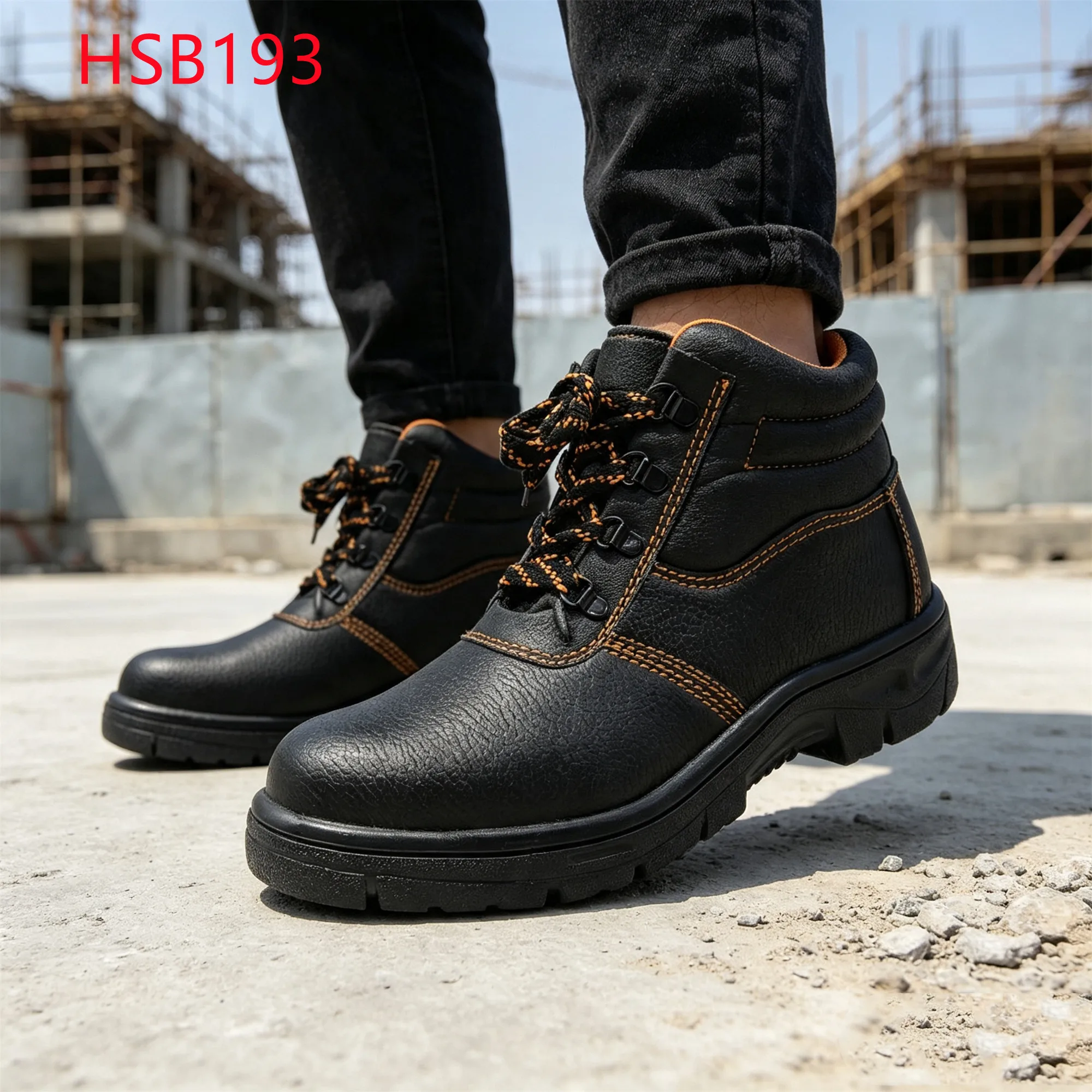 LXG,Timber Harvesting Anti-hit&puncture Hua Singh Safety Shoes Industrial Grade Rock Botton Price Leather Work Boots HSB193