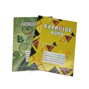 Custom Logo A5 Notebook for PNG - Ruled Paper Cover Saddle Stitch 32/48/64 P Exercise Book