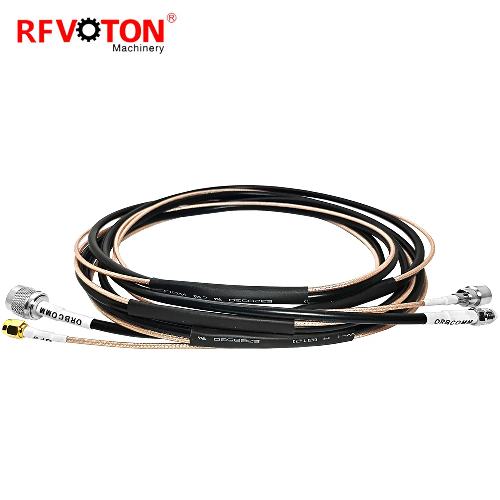 RG316 RG58 Twins Cable TNC Male To FME Female With RG58 Cable , SMA Male To FME Male With RG316 Cable manufacture