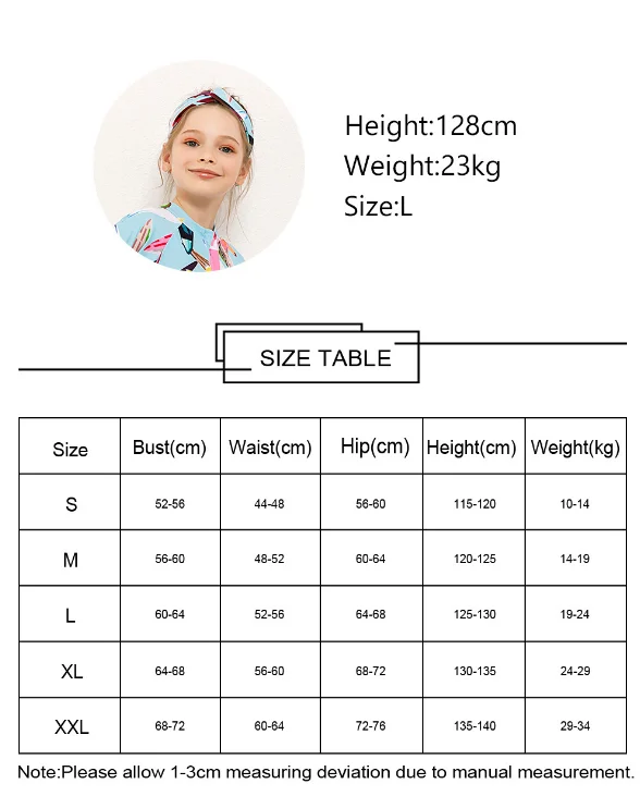 Baby Girl Bright Colours Comfort And Convenience Rash Guard Quick ...