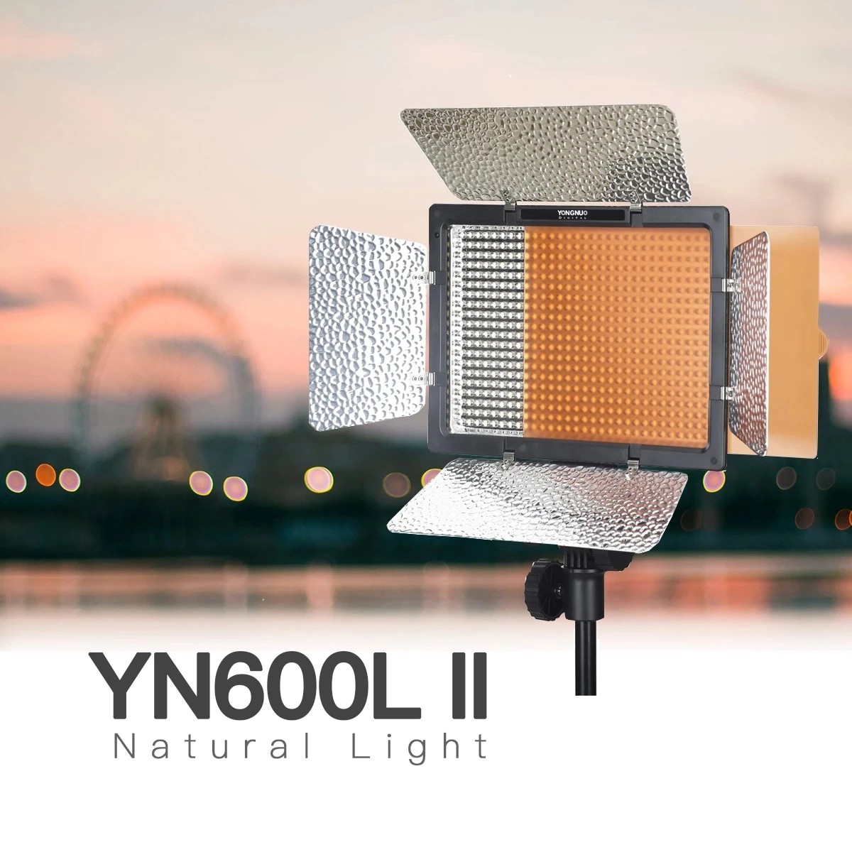 YONGNUO YN600L II лампа для фотосъемки 3200-5600k Светодиодная заполняющего света видео макияжа