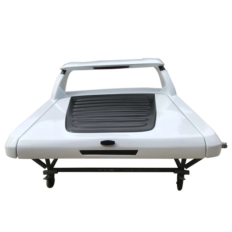 Fiberglass Hard Top Canopy Tonneau Cover Bed Cover Roller Lid For Ford