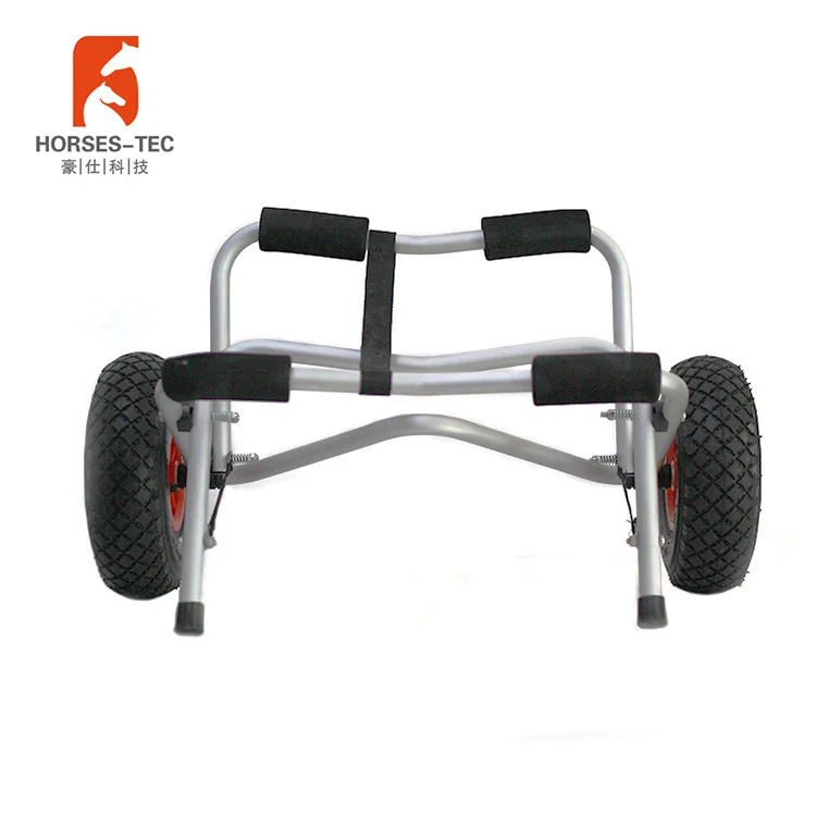 
 Складная рыболовная лодка, тележка для пляжа, переноска для каяка с двумя колесами  