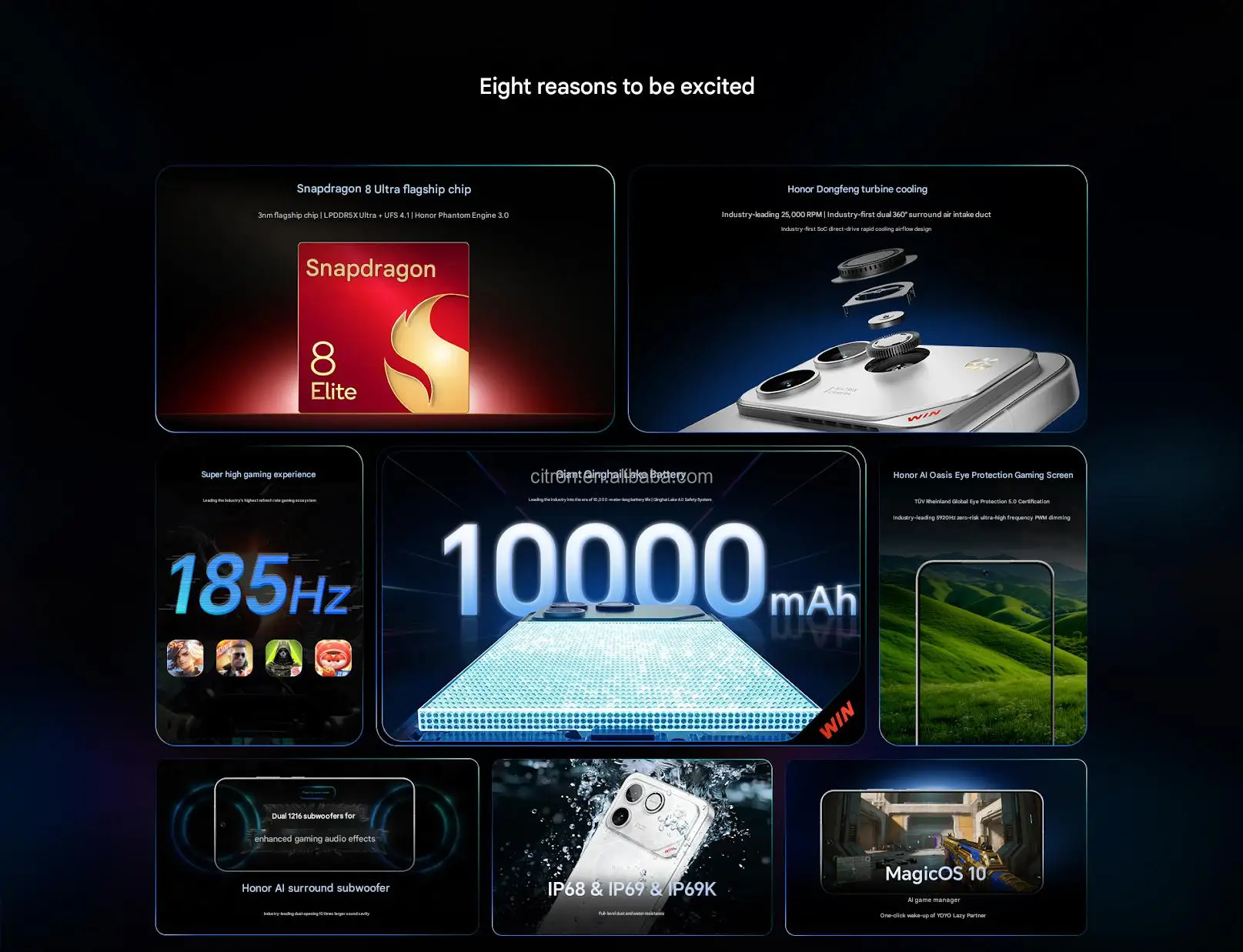 Original Honor WIN RT New Model Gaming Phone CDMA 10000mAh Battery
