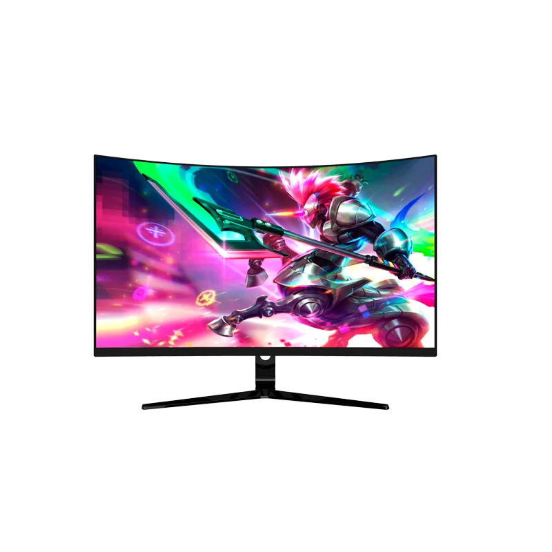 Hot sales 24 inch fhd screen monitor ips 75hz 1080p curved portable computer monitor computer hardware & software