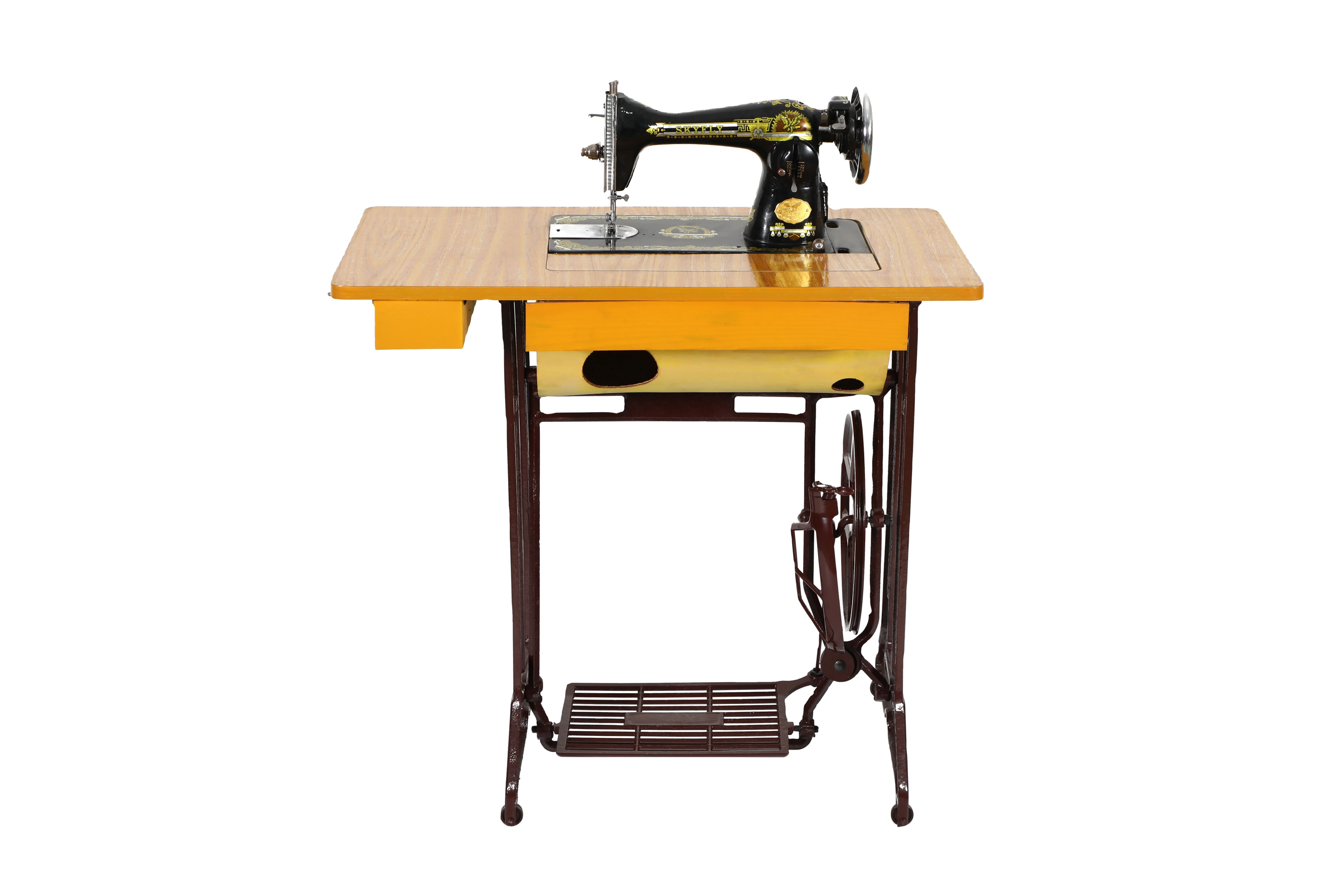 Ja2-1 Sewing Machine,2-drawer Table with Cast Iron Stand