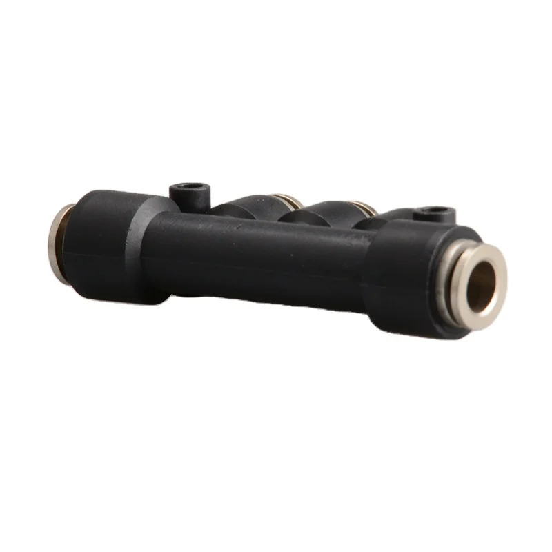 Pneumatic Connector 5 Way Cross air Hose Quick Connector Plastic Pneumatic Fittings