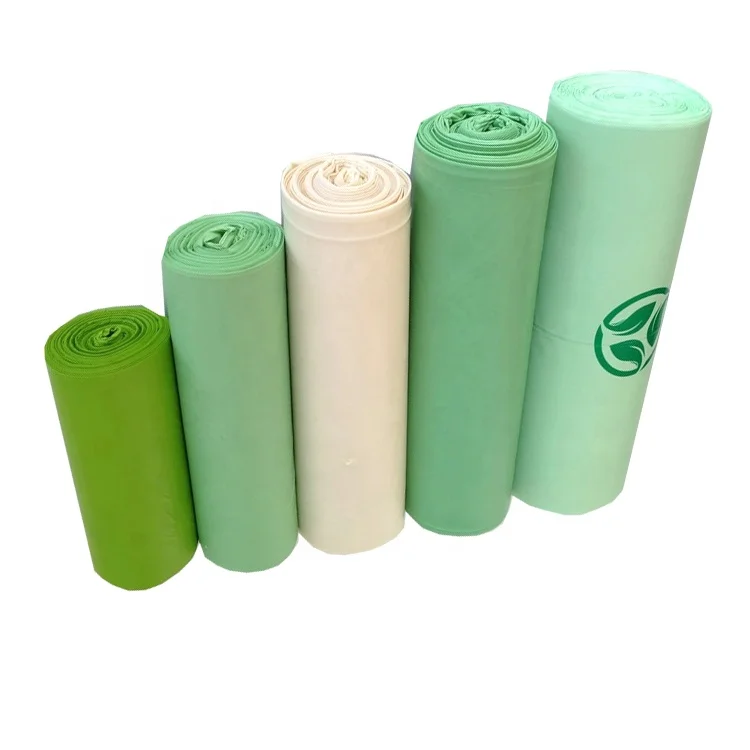 Eco Friendly Biodegradable Compostable Trash Bag 2.6/3/13/33/60 Gallon Bin Liner Garbage Bag