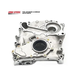 KINGSTEEL OEM 11301-75050 Auto Engine Parts Timing Chain Gear Cover Aluminum Oil Pump for TOYOTA HILUX RZN142 HIACE VAN 2RZ