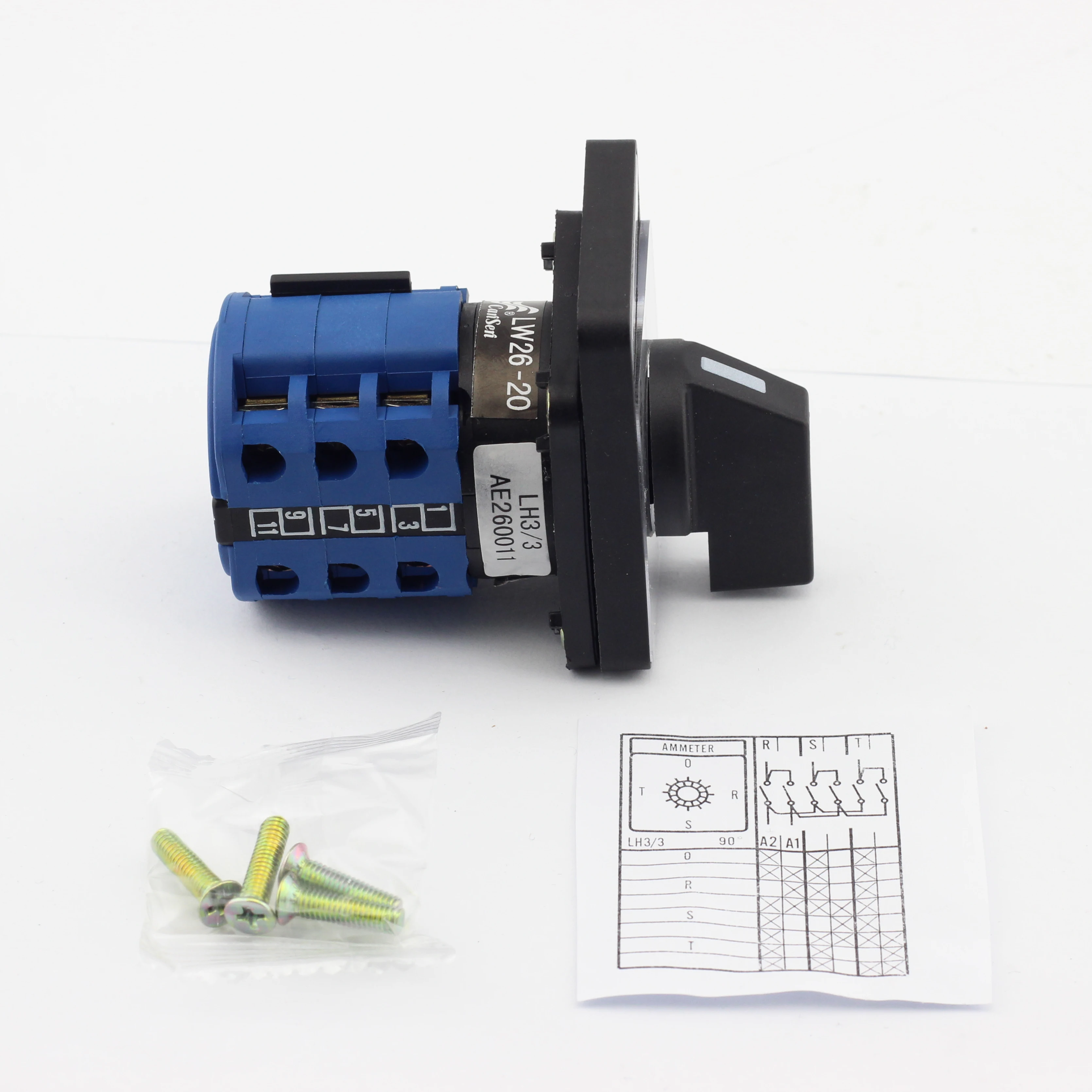Cansen Alibaba.com: Cansen LW26-20 AMMETER Bremas Rotary Cam Switch: CE, BV ...