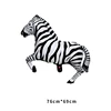 Black White  Zebra Horse