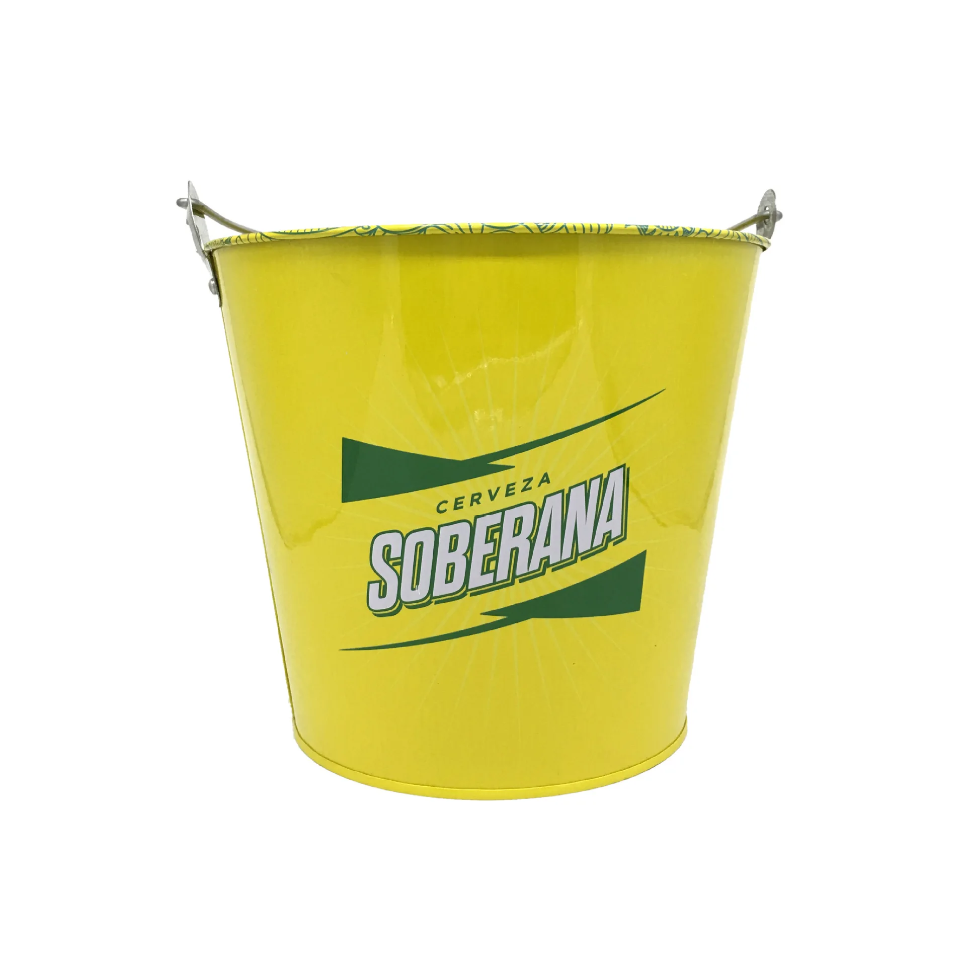 Promotional Galvanized Metal Tin Pail Bucket Ice Beer Tin Bucket With