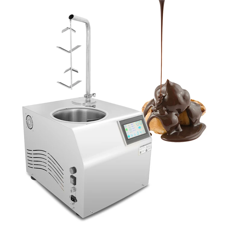 Easy to Operate Chocolate Making Machine Cocoa Bean Chocolate Tempering Melting Machine