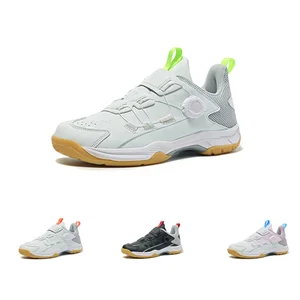 Professional Indoor Sport Badminton Shoes for Men Custom OEM New Style Mesh Lining for Spring and Winter Seasons