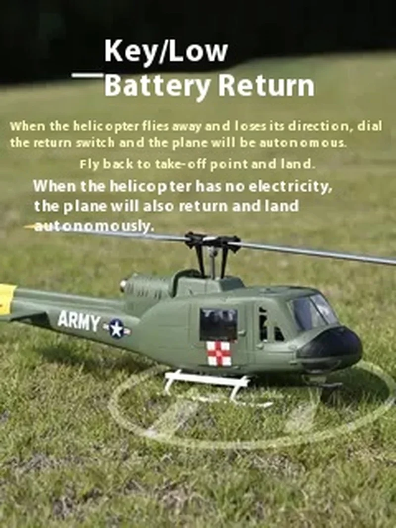 Uh-1 HueyV3ヘリコプターRtf全機シミュレーションリモート